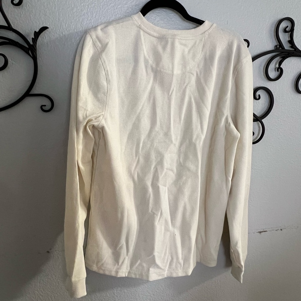 Cream Textured Button - Picture 2 of 6
